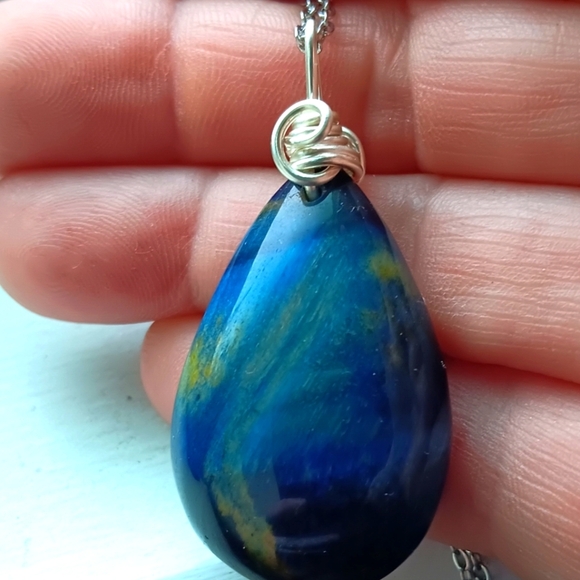 Wicked Treasures Jewelry - Unique Tiger Eye Pendant Necklace Grade AAA